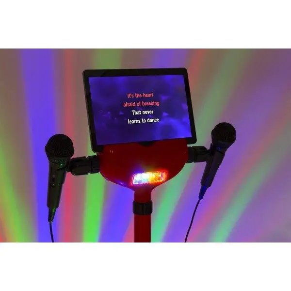 Retourdeal fenton ksm15r karaoke set met o. A bluetooth en verlichte 7