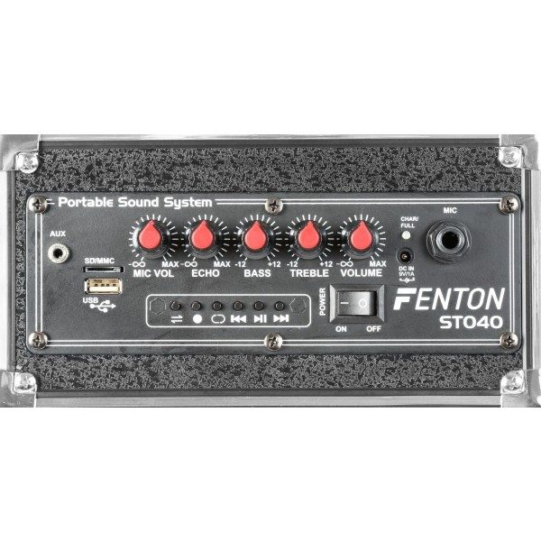 Retourdeal fenton st040 draagbare speaker 40w met bluetooth usb 6