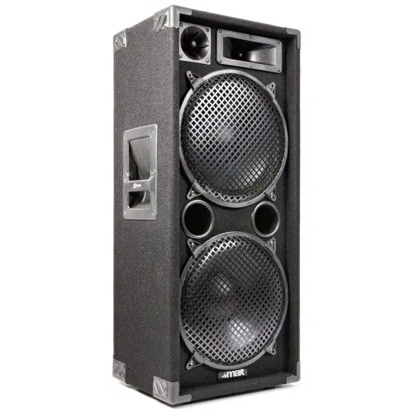 Retourdeal - max disco speaker max212 1400w 2x 12"