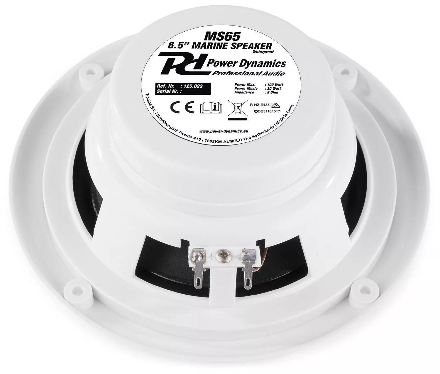 Retourdeal power dynamics ms65 waterbestendige 6. 5 speakerset 100w 6