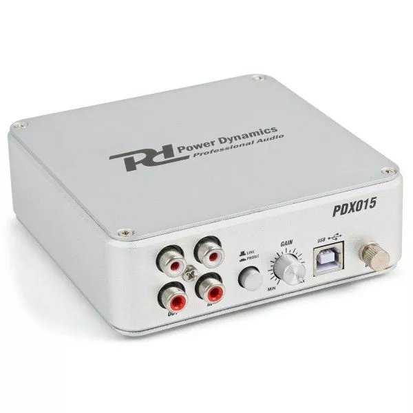 Retourdeal - power dynamics pdx015 lp&apos;s digitaliseren phono usb
