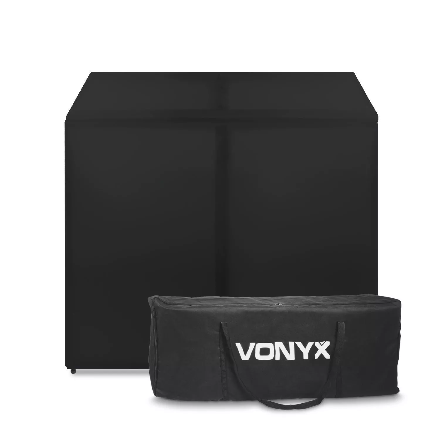 Vonyx zwart dj booth|dj gear - retourdeals