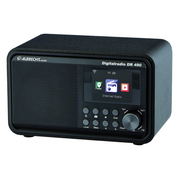 Albrecht dr 490 hybride radio zwart