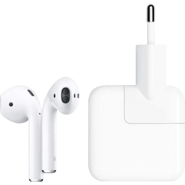 Met deze bundel laad je jouw airpods 2 op via het stopcontact. Dankzij de h1 chip verbind je de oordopjes automatisch met jouw apple apparaten en activeer je siri met je stem. Door het volledig draadloze ontwerp heb je geen last van kabels langs je lichaam of in je nek. Je hebt een apple iphone