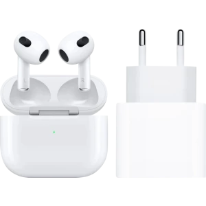 Apple AirPods 3 + Apple Usb C Oplader 20W