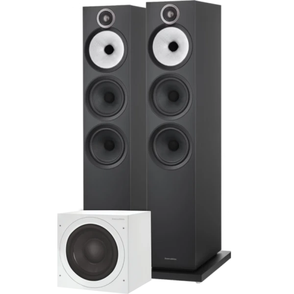 Bowers wilkins 603 s3 zwart per paar asw608 wit