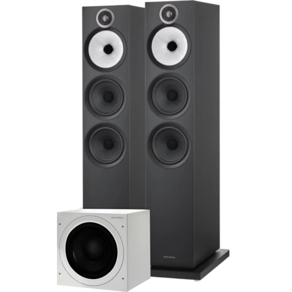 Bowers wilkins 603 s3 zwart per paar asw610 wit