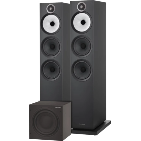 Bowers wilkins 603 s3 per paar asw608 zwart