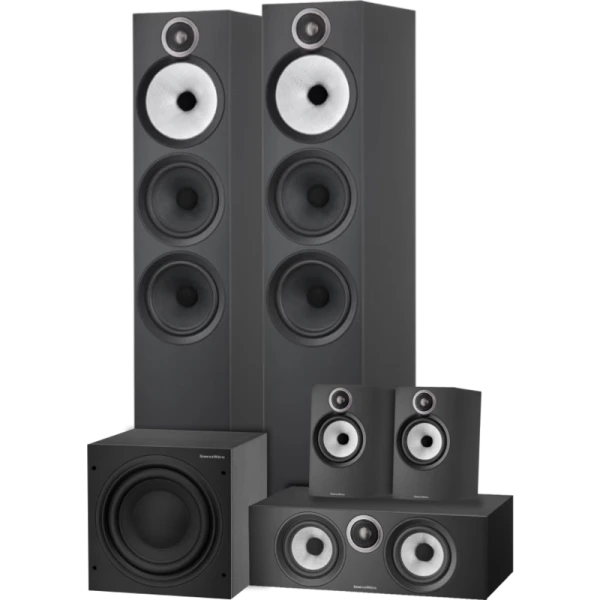 Bowers wilkins htm6 s3 603 s3 per paar 606 s3 per paar asw610 zwart