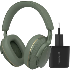 Bowers & Wilkins Px7 S2e Groen + BlueBuilt Quick Charge Oplader met Usb A Poort 18W Zwart