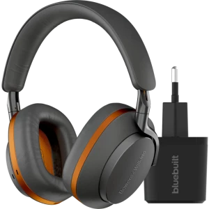 Bowers & Wilkins Px8 McLaren + BlueBuilt Quick Charge Oplader met Usb A Poort 18W Zwart