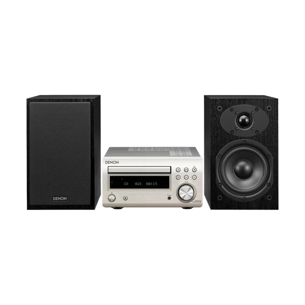 Denon dm41dab stereo set zilver