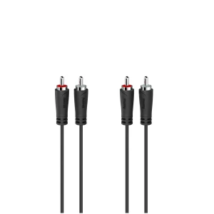 Hama AUDIOKABEL, 2 CINCH-STEKKERS – 2 CINCH-STEKKERS, 1,5 M Audio kabel