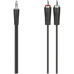 Hama Audiokabel, 3,5-mm-jack-stekker – 2 cinch-stekker, stereo 1.5m Mini jack kabel