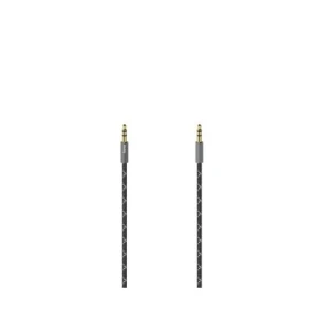 Hama Audiokabel, 3,5mm jack – 3,5mm jack, stereo, metaal, verguld, 0,75 m Mini jack kabel