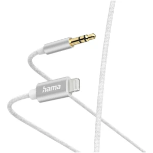 Hama Audiokabel Lightning – 3,5mm jack 1m Mini jack kabel Wit