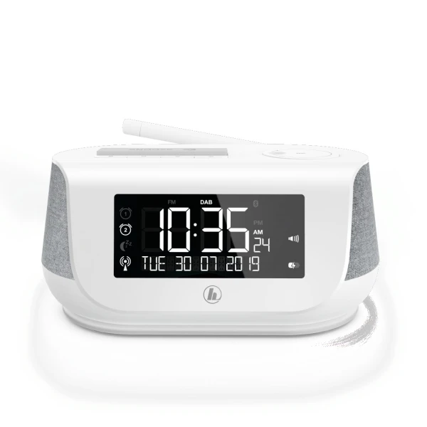 Hama dr36sbt wekker radio wit