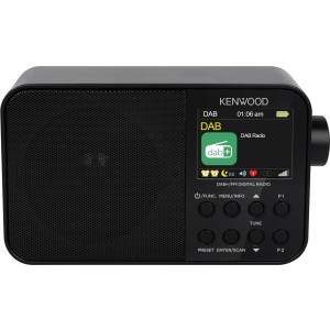 Kenwood CRM30DAB DAB radio Zwart