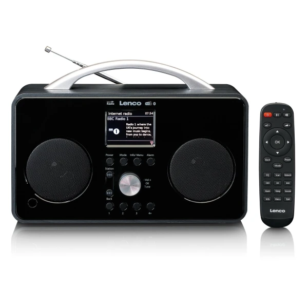 Lenco pir-645bk internet radio zwart