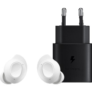 Samsung Buds FE Wit + Samsung oplader