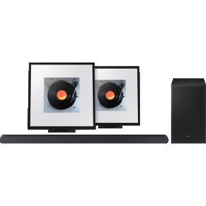 Samsung HW-S700D Zwart+ Samsung Music Frame HW-LS60D (2-pack)