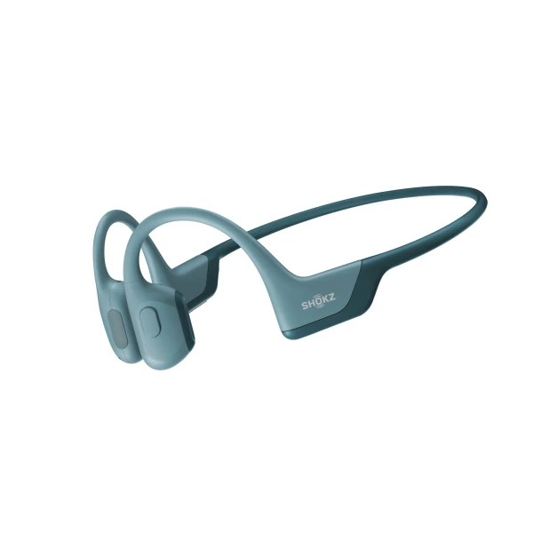 Shokz openrun pro bluetooth on-ear hoofdtelefoon blauw