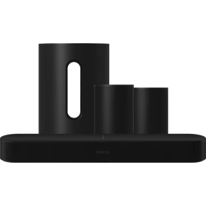 Sonos Beam Zwart + 2x Era 100 Zwart + Sub Mini Zwart