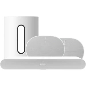 Sonos Ray Wit + 2x Era 300 Wit + Sub Mini Wit