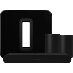 Sonos Ray Zwart + 2x Era 100 Zwart + Sub G3 Zwart