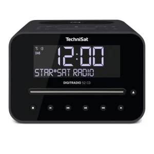 TechniSat Digitradio 52cd Wekker radio Antraciet